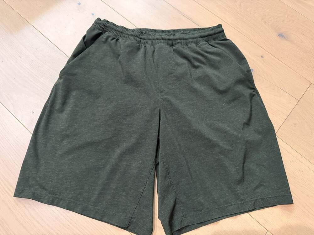 Lululemon Pace Breaker Lined Short 7" Men's Green Heathered Medium